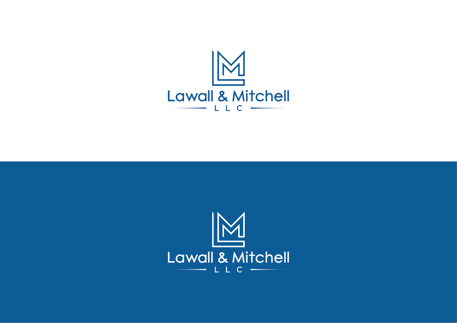 Professional, Serious, Law Firm Logo Design for Lawall & Mitchell, LLC