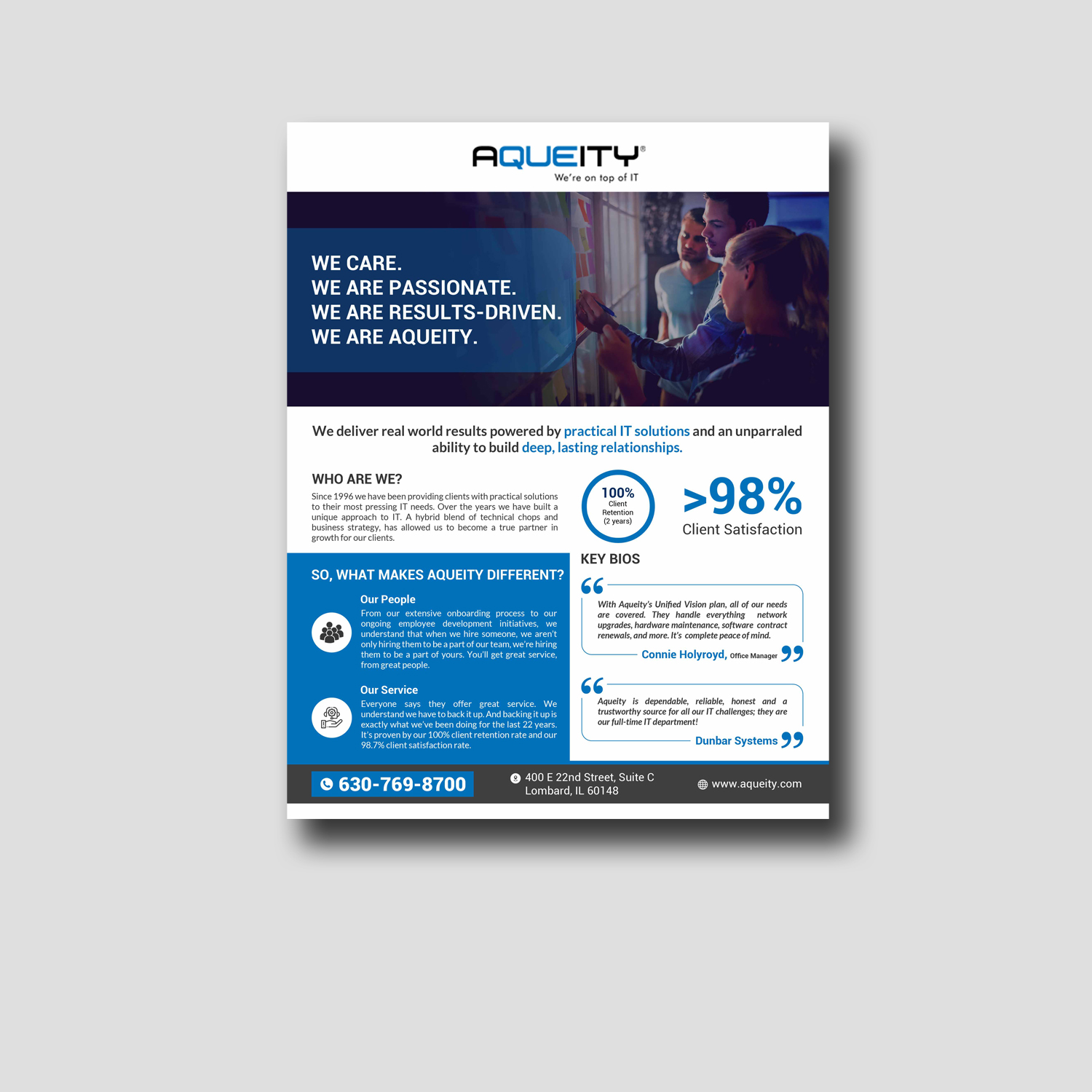 Flyer Design by debdesign for Aqueity, Inc. | Design #21300469