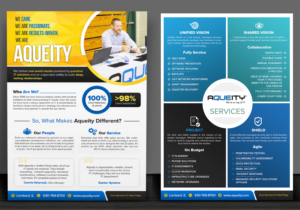 Flyer Design by SAI DESIGNS for Aqueity, Inc. | Design: #21300657