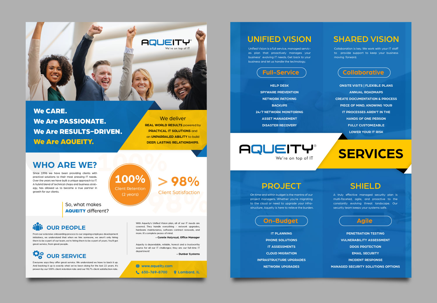 Flyer Design by vcreatived for Aqueity, Inc. | Design: #21302575