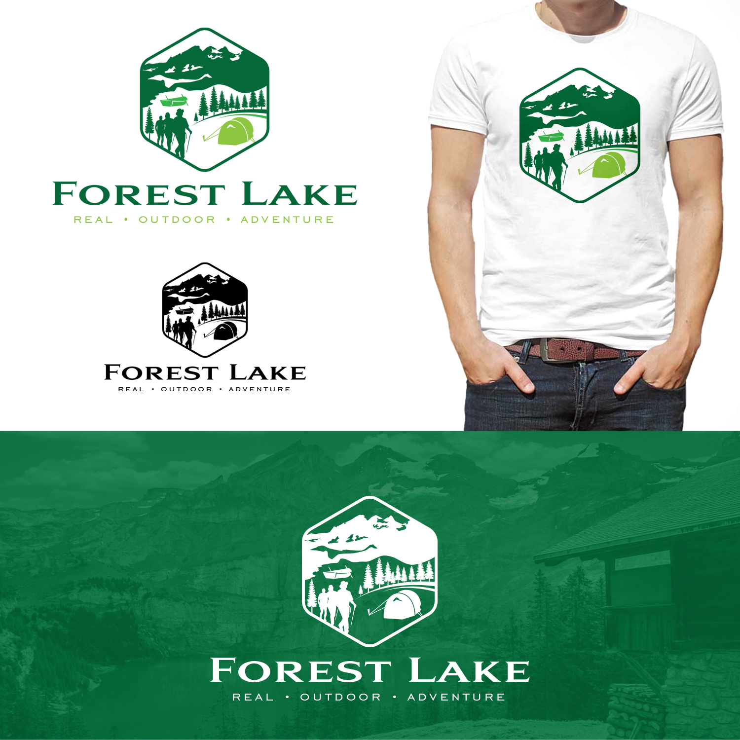 Logo Design by Maxo-Biz for Forest lake | Design #21307953