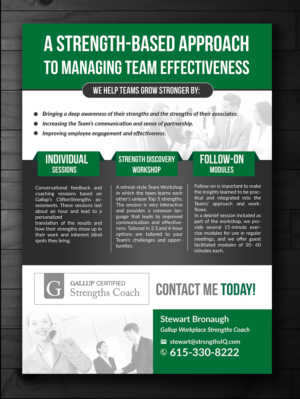 Flyer for a Business Consultant  | Design de Flyer par innovative earth