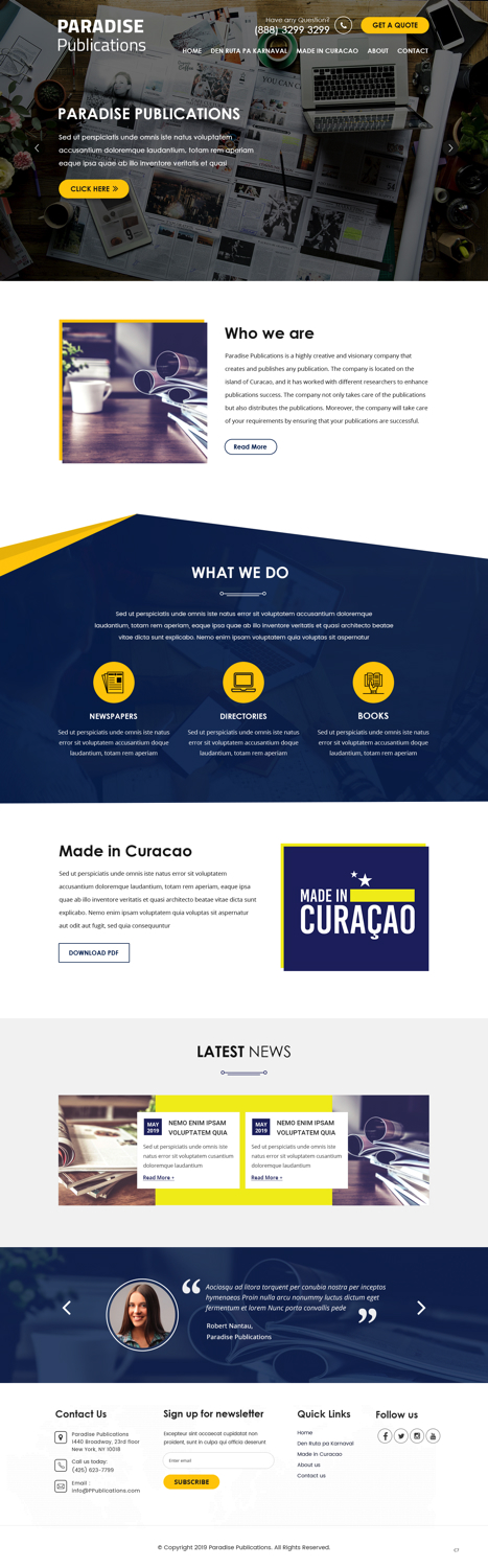 Web Design by pb for this project | Design #21312114