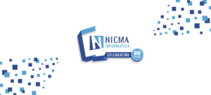 20 years old nicma informatica company | Graphic Design by MNM