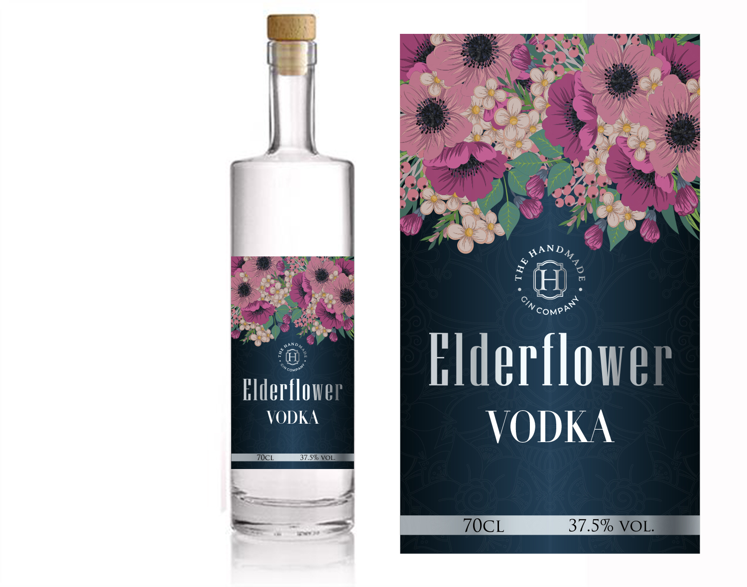 Label Design by ronin71 for The Handmade Gin Company | Design #21324099