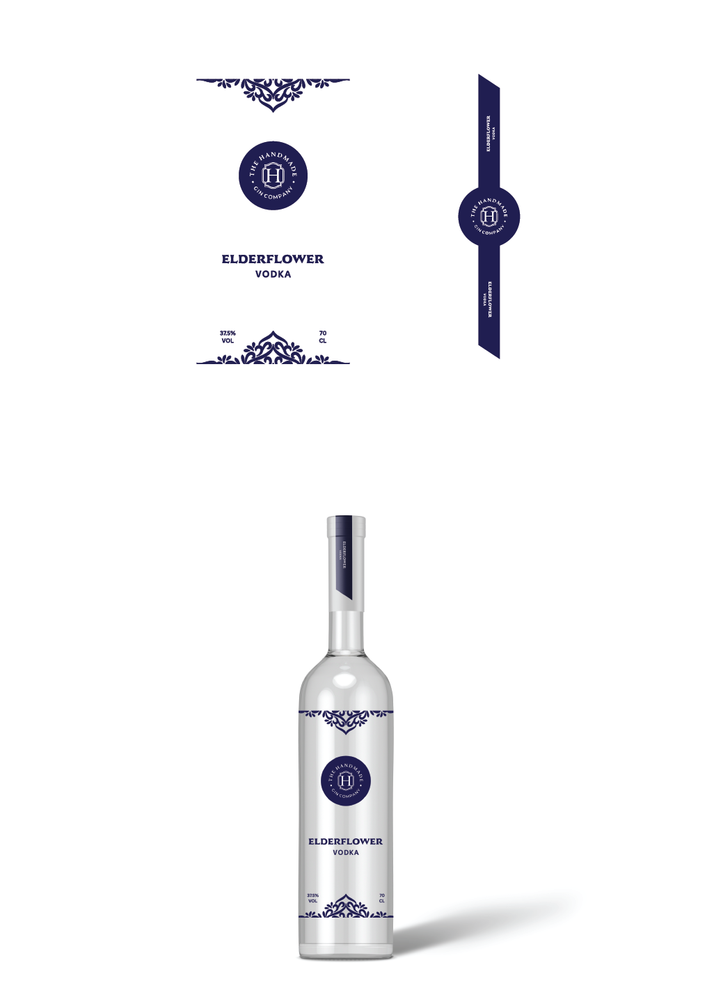 Diseño de Etiqueta por Gio Ville para The Handmade Gin Company | Diseño #21306043