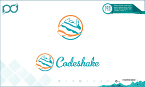 Codeshake | Logo Design by PinworksDesign