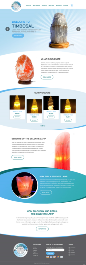 Web Design par pb pour Timbo sas di Dal Sasso Luca & c | Design : #21320346
