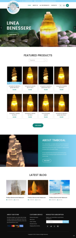 Web Design par pb pour Timbo sas di Dal Sasso Luca & c | Design : #21320347