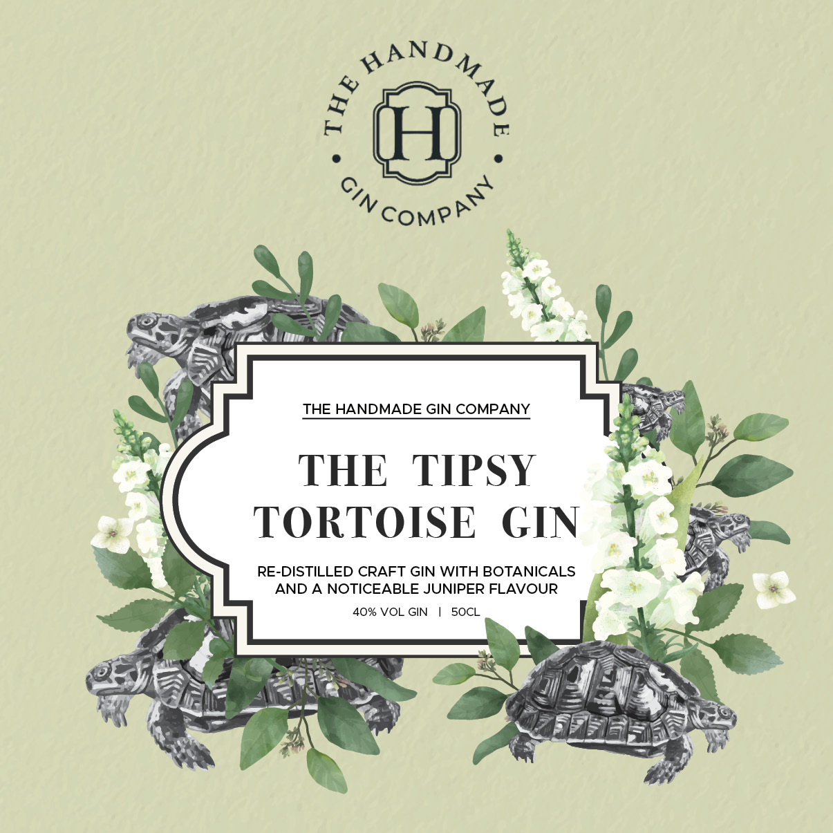 Etikett-Design von KaalvoetD für The Handmade Gin Company | Design #21351353