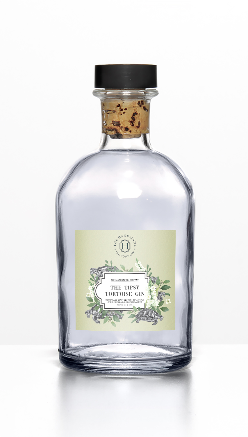Etikett-Design von KaalvoetD für The Handmade Gin Company | Design #21351354