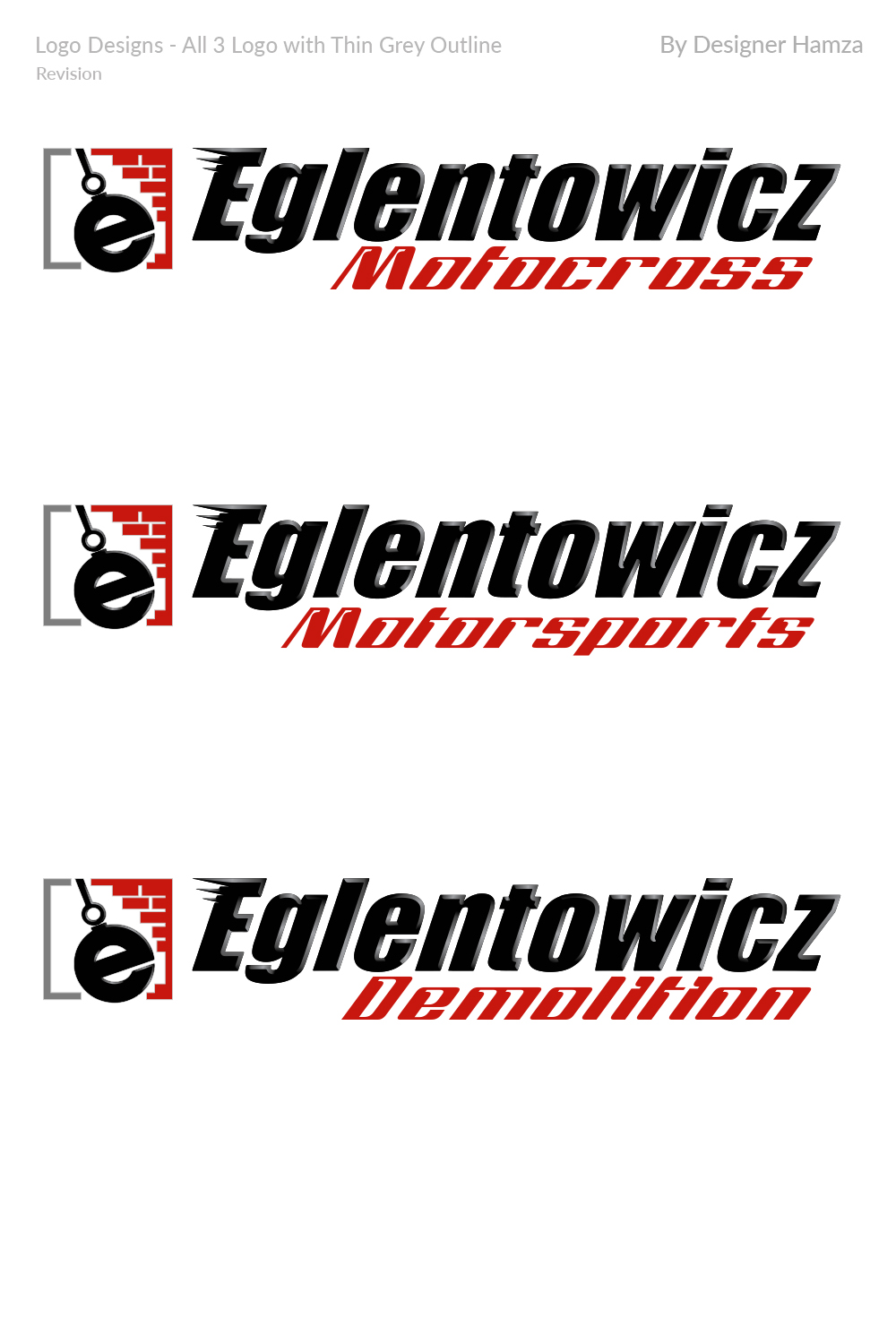 Design de Logo par Designer Hamza pour Eglentowicz Motorsports | Design #21312490