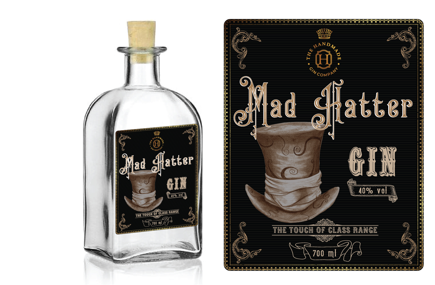 Label Design by ronin71 for The Handmade Gin Company | Design #21313918