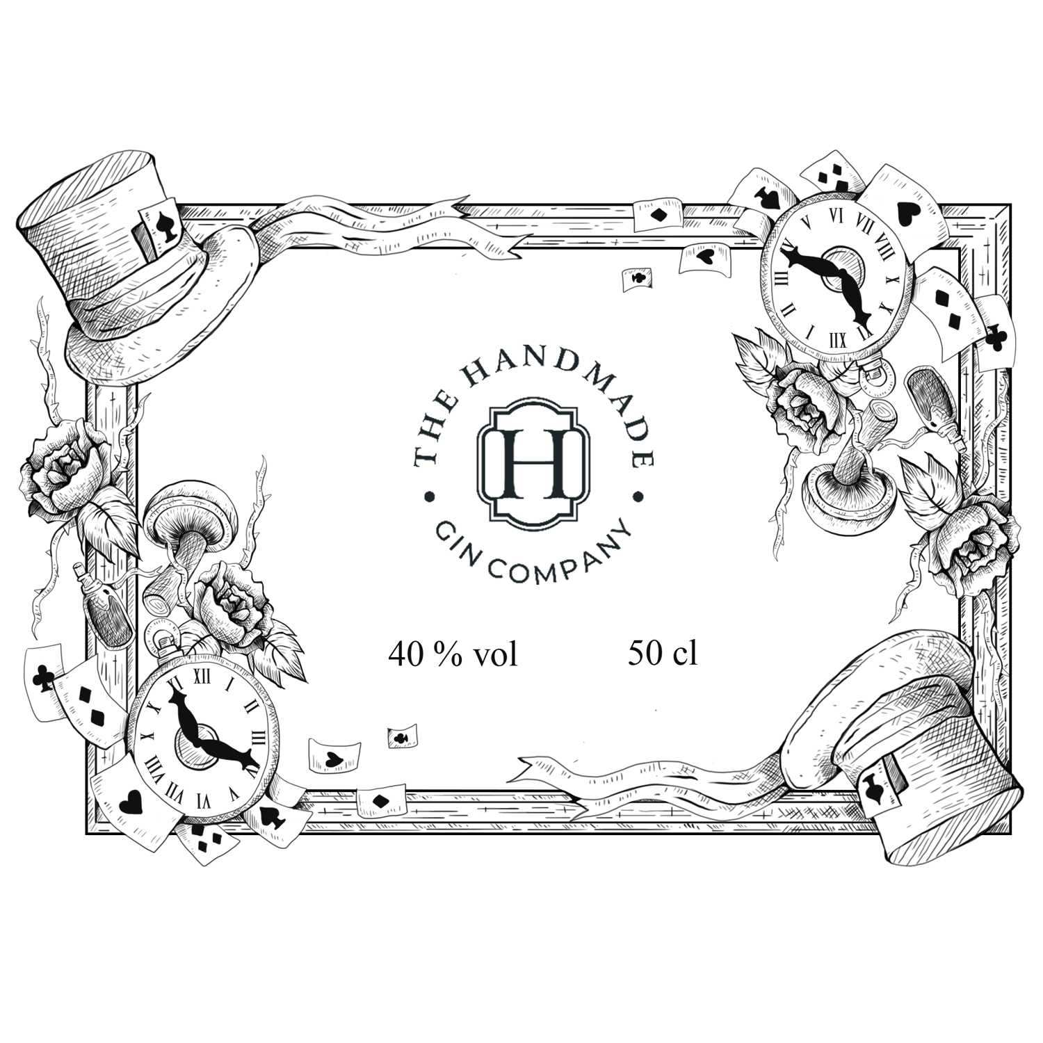 Label Design by jiayunn.t for The Handmade Gin Company | Design #21338208