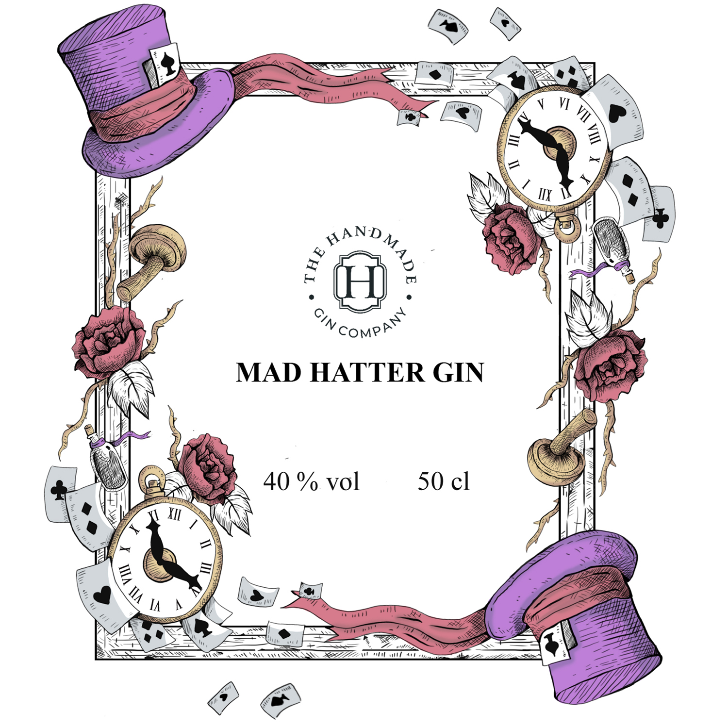 Label Design by jiayunn.t for The Handmade Gin Company | Design #21365562