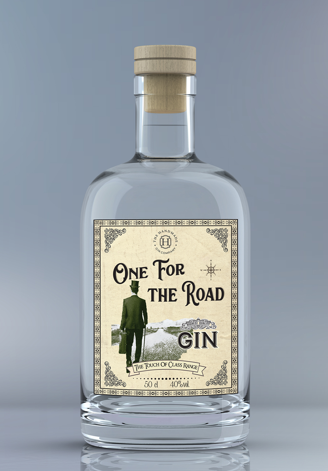 Label Design by ronin71 for The Handmade Gin Company | Design #21340595