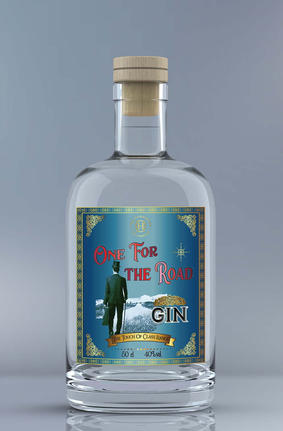 Diseño de Etiqueta por ronin71 para The Handmade Gin Company | Diseño #21343078