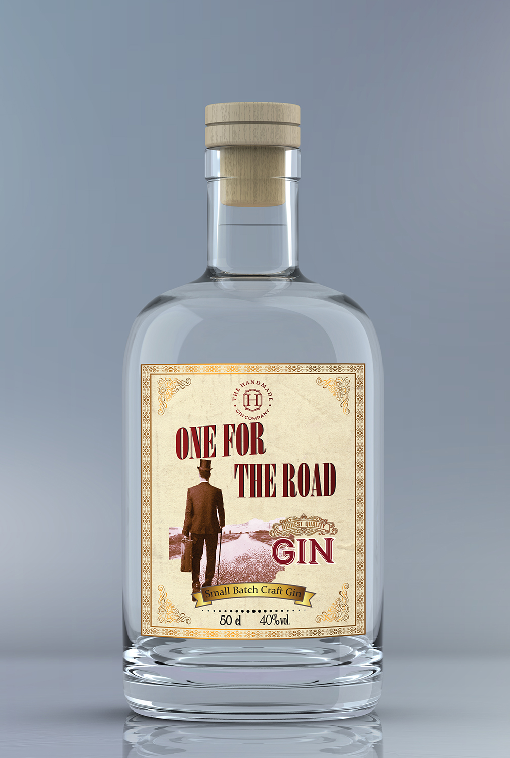 Diseño de Etiqueta por ronin71 para The Handmade Gin Company | Diseño #21348059