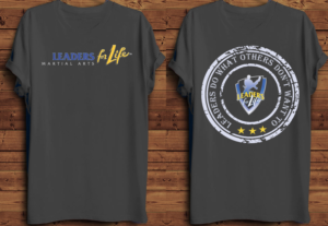  t-shirt for Leaders for life Martial arts | T-shirt Design by creative gravity