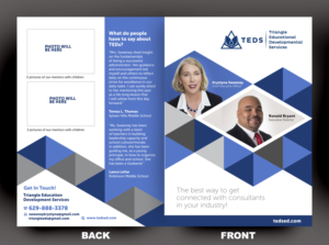 Design de Brochure par rkailas pour Triangle Educational Developmental Services | Design : #21339671