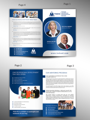 Design de Brochure par innovative earth pour Triangle Educational Developmental Services | Design : #21465362