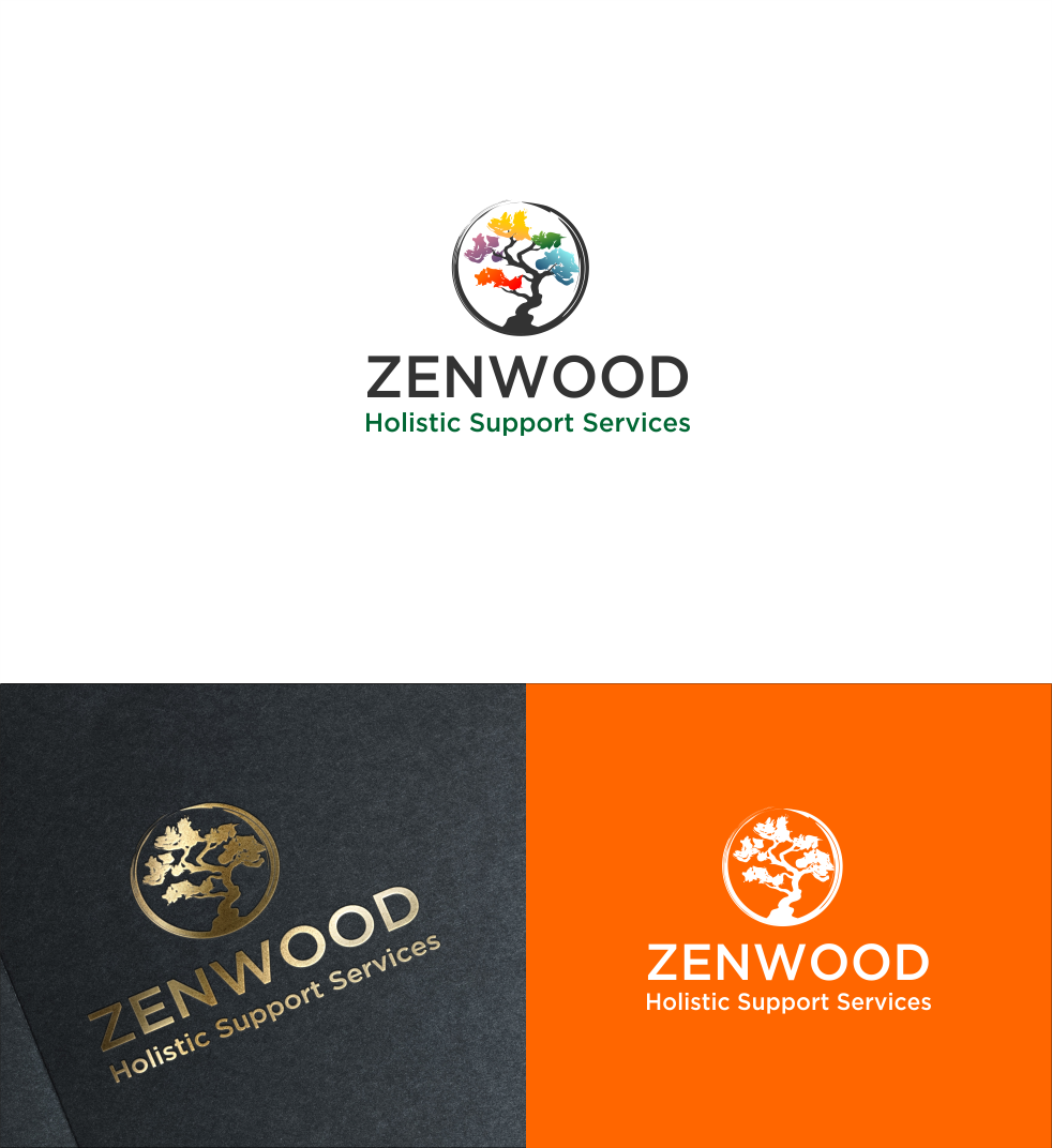 Logo Design by *mary for Zenwood Holistic Support Services | Design #21309300