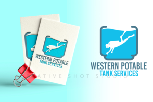 Western potable tank services | Logo Design by Creative Shots Studio