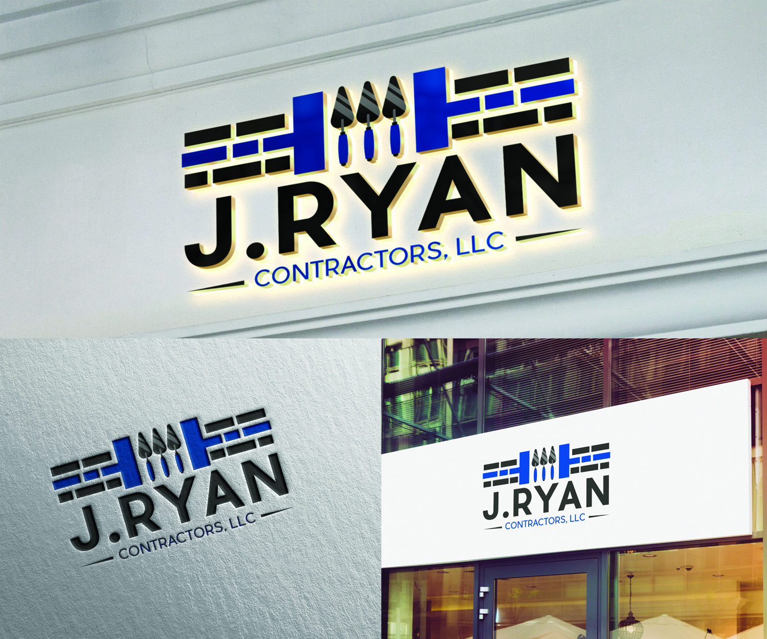 Design de Logo par Aqeel Momin pour J. Ryan Contractors, LLC | Design #21327639