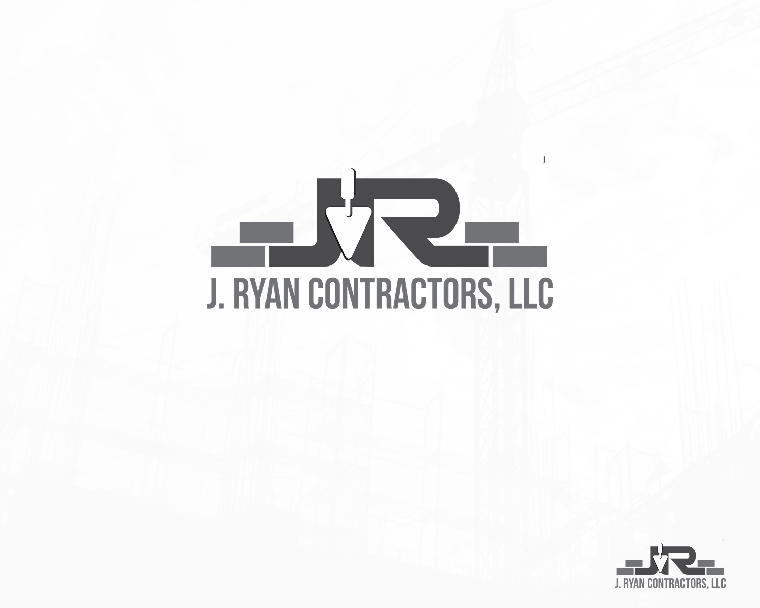 Diseño de Logo por Djamdesign para J. Ryan Contractors, LLC | Diseño #21306908