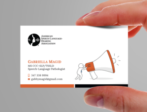 Speech Pathology card for parents of young children | Diseño de Tarjeta de Presentación por Bold Pixels