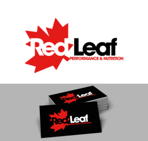 Logo-Design von trufya für Red Leaf Performance and Nutrition | Design: #21374119