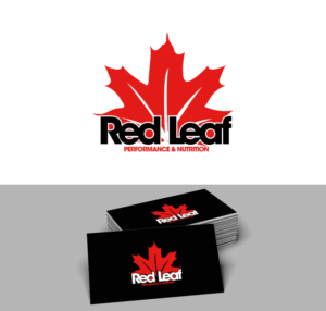 Logo-Design von trufya für Red Leaf Performance and Nutrition | Design: #21383034