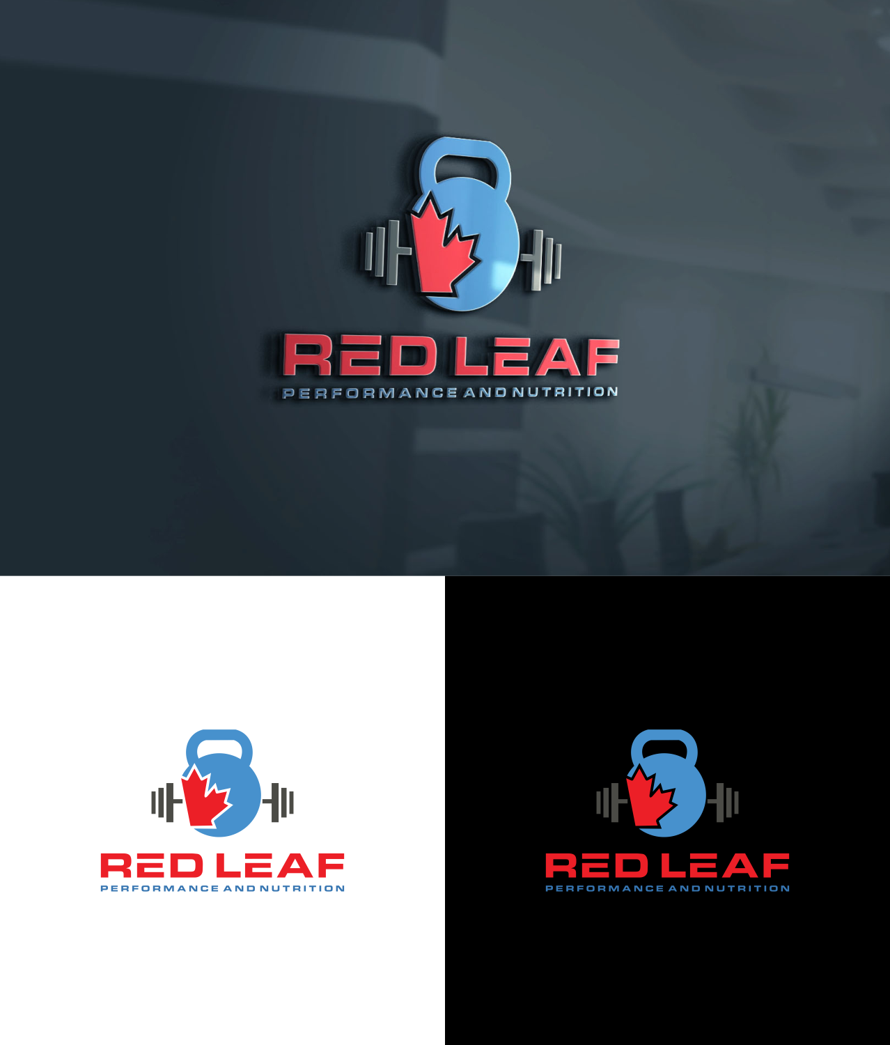 Logo Design by fatiyadesign for Red Leaf Performance and Nutrition | Design #21310748