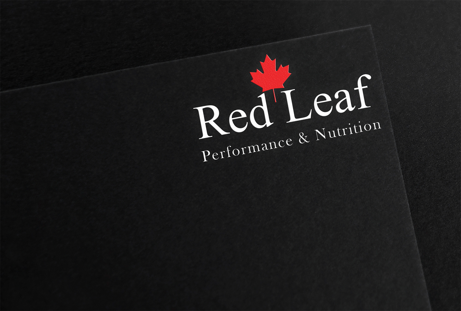 Logo-Design von Akashthapliyal für Red Leaf Performance and Nutrition | Design #21312127