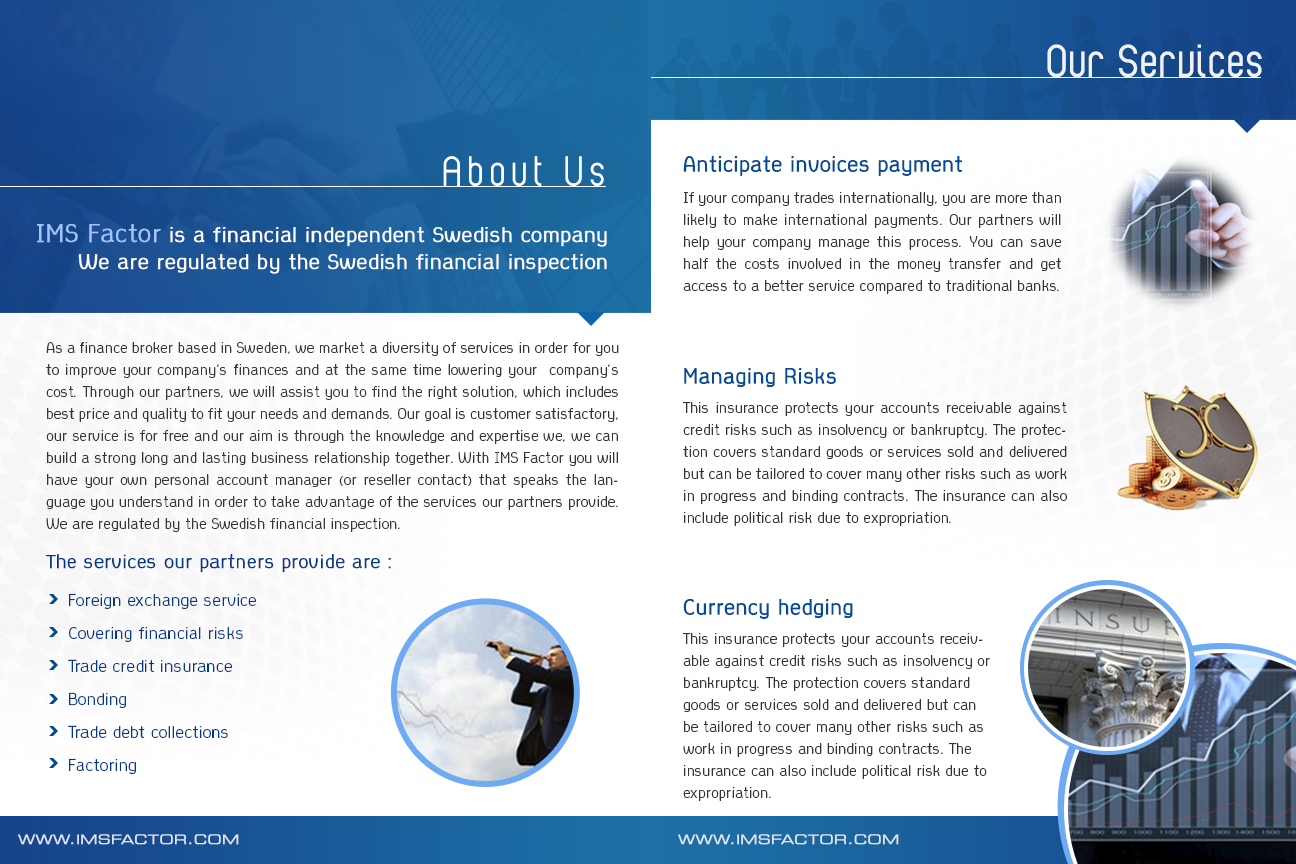 serious professional financial brochure design for a best brochure design pdf