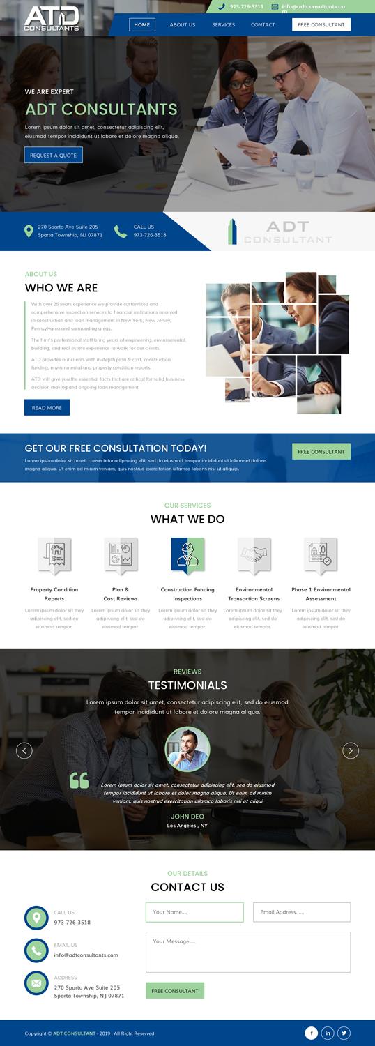 Web Design by rightway for this project | Design #21318522