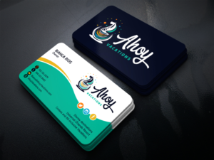 Fun, Clean Business Card For Family Focused Travel Agency | Business Card Design by JK18