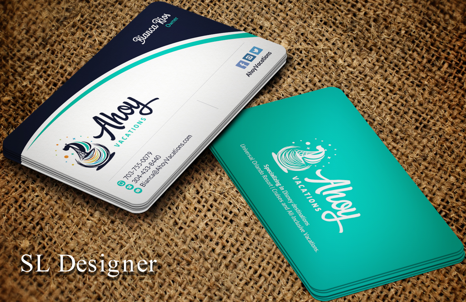 Business Card Design by SL Designer for this project | Design #21319345