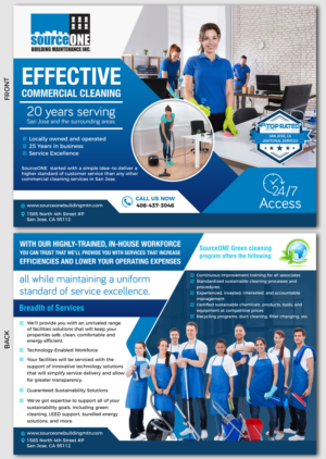 Commercial Janitorial Company needs a Postcard Design | Flyer-Design von TSU Creations