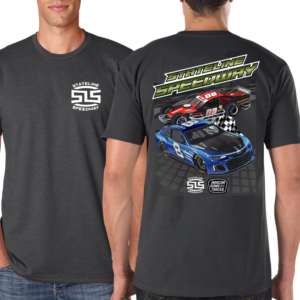 Race Track T-shirt Design - race cars fast elements - Stateline Speedway | T-shirt Design by Eightone 3
