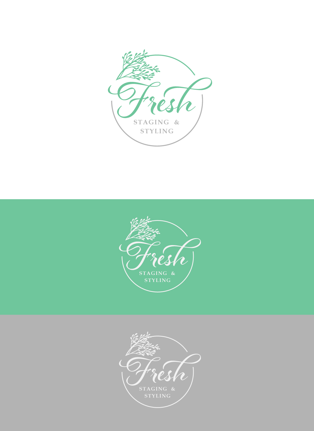 Logo Design by ultramarin for Fresh Staging and Styling | Design #21316329
