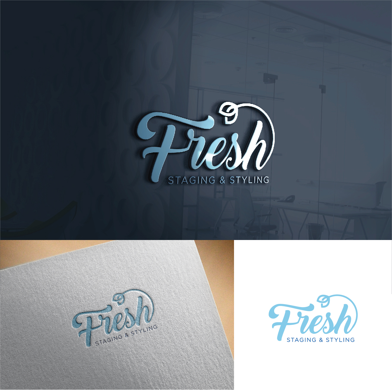 Logo Design by Ves-Boycheva for Fresh Staging and Styling | Design #21351210