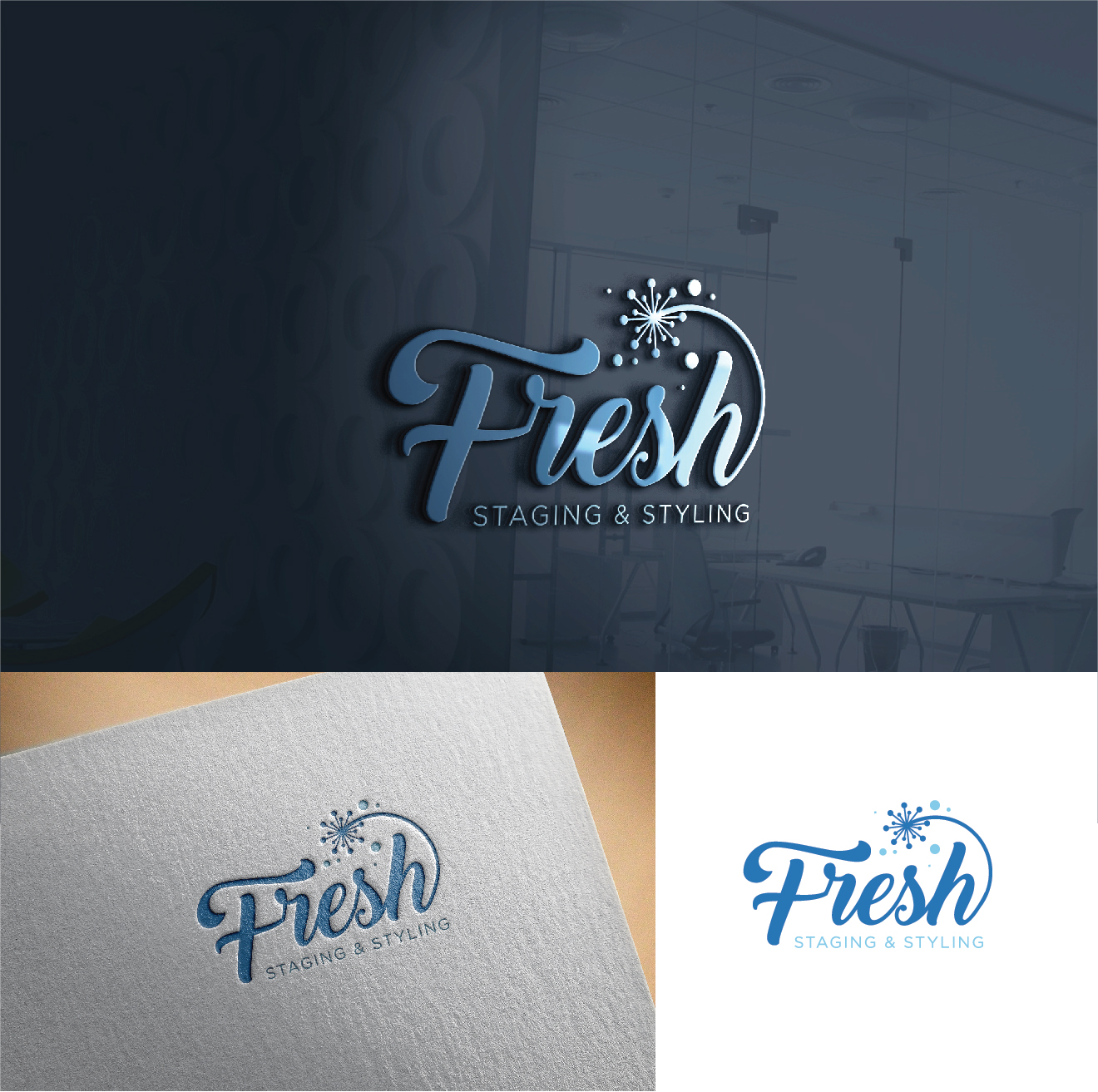 Logo Design by Ves-Boycheva for Fresh Staging and Styling | Design #21351259