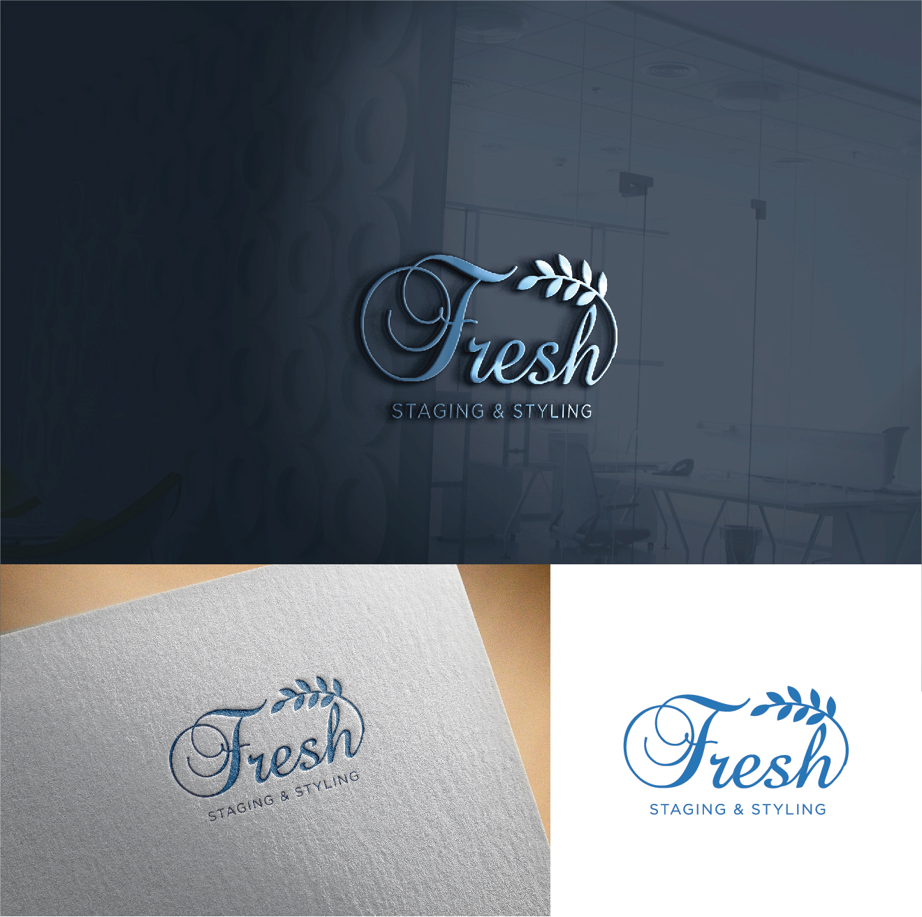 Logo Design by Ves-Boycheva for Fresh Staging and Styling | Design #21351430
