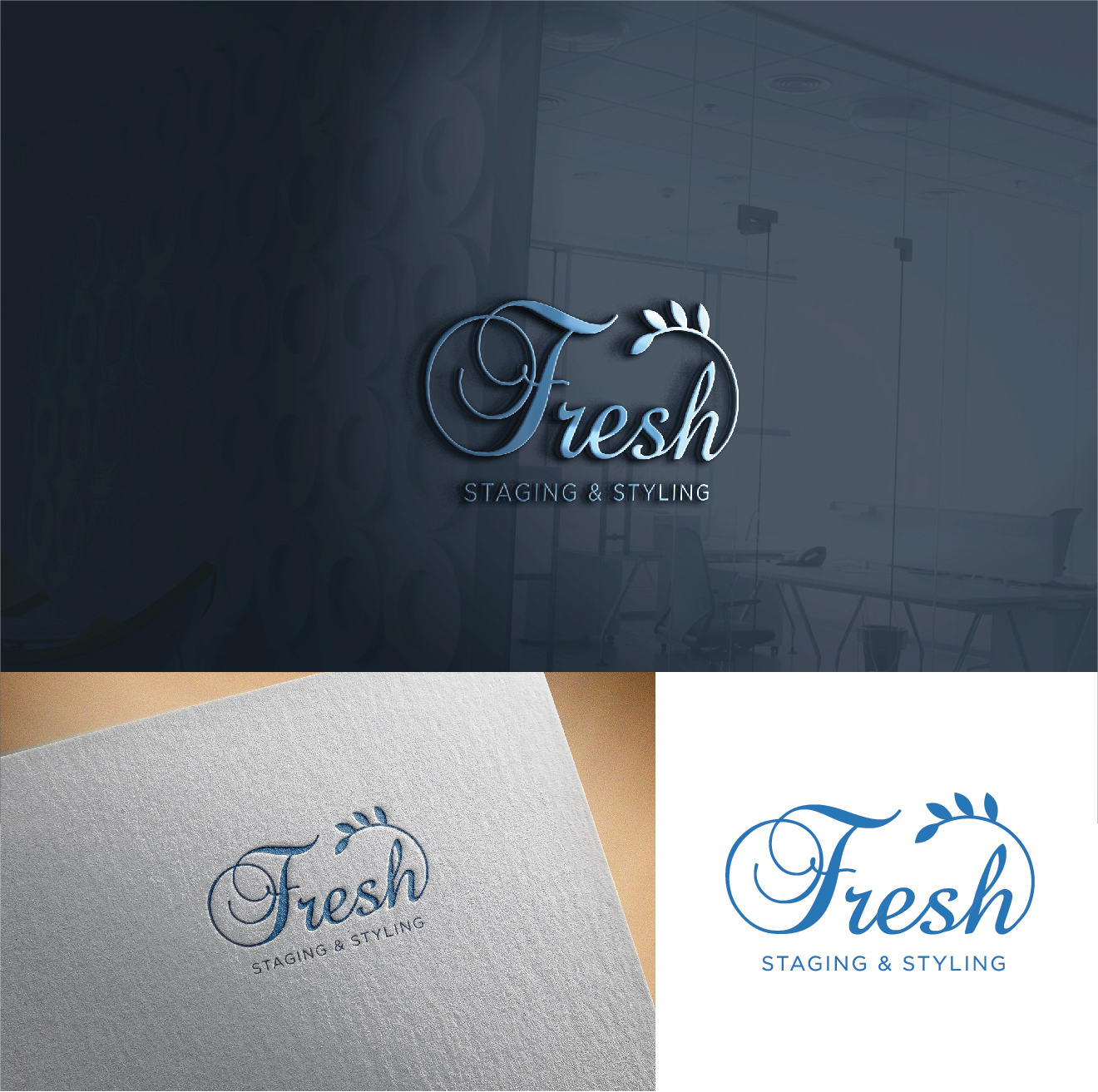 Logo Design by Ves-Boycheva for Fresh Staging and Styling | Design #21351431