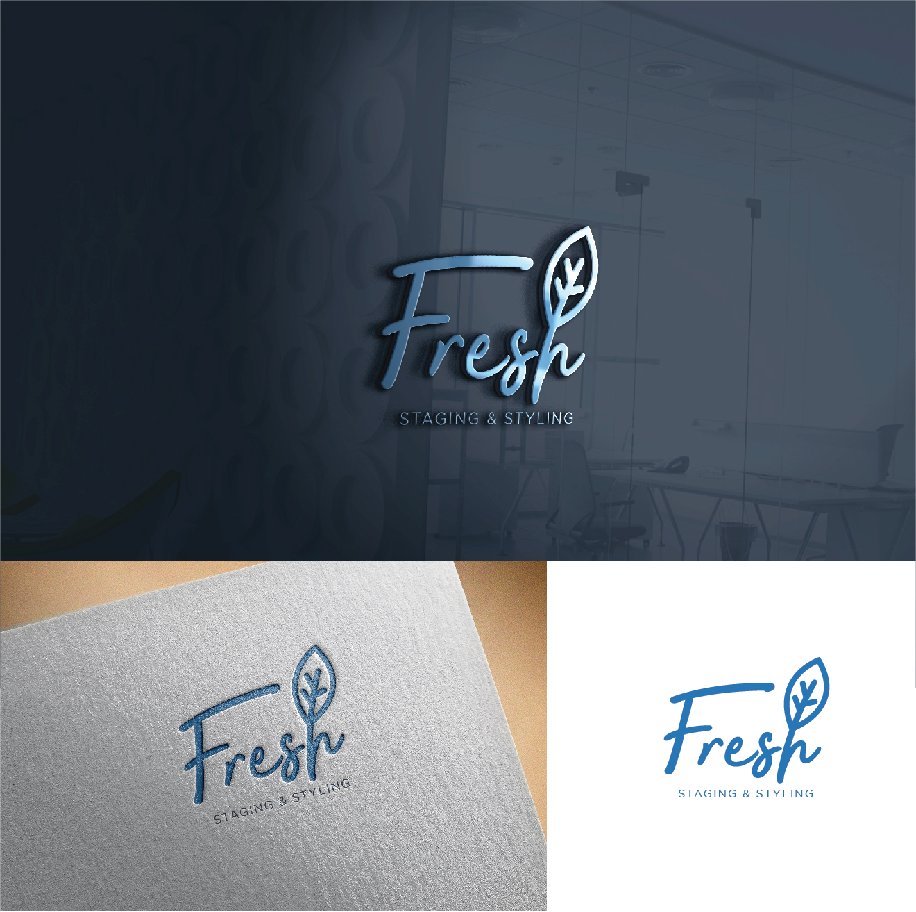 Logo Design by Ves-Boycheva for Fresh Staging and Styling | Design #21351458