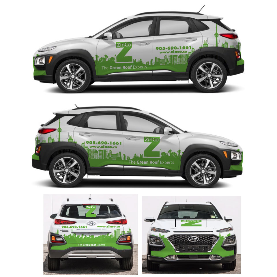 Car Wrap Design by Yoga Tri for ZinCo Canada | Design #21356225