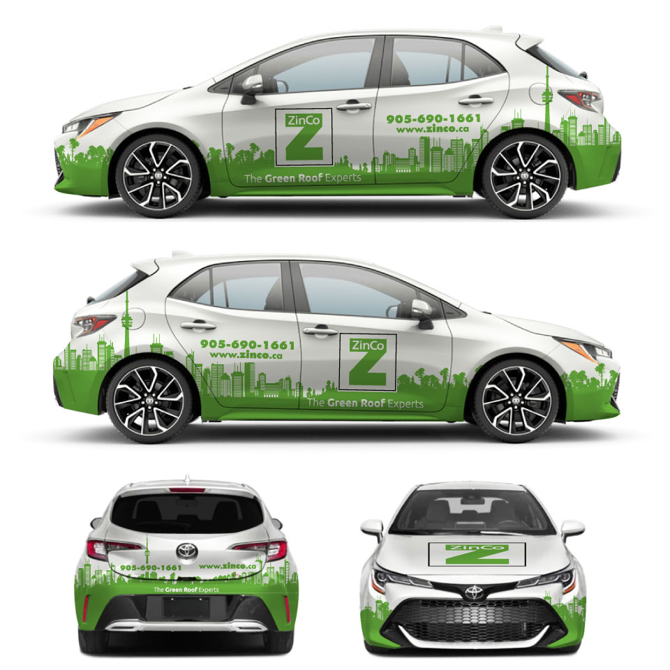 Car Wrap Design by Yoga Tri for ZinCo Canada | Design #21357045