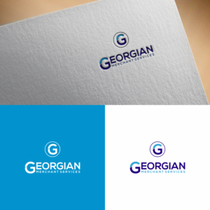 Georgian Merchant Services | Logo Design by ZiangArt_Studio