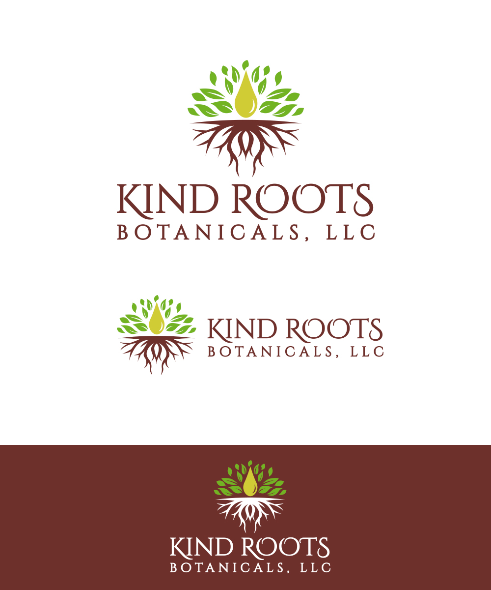 Logo Design by StudioD™ for Kind Roots Botanicals, LLC | Design #21328047